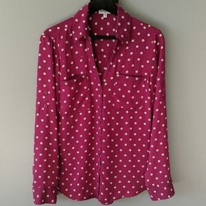 Express Slim Fit Portofino Shirt